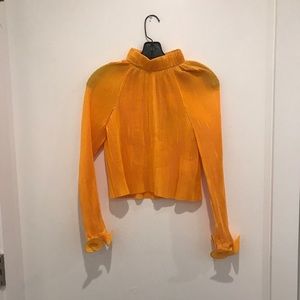 TIBI Yellow Light Weight Blouse